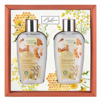 Bohemia Gifts Kozmetični paket z medom in kozjimmlekom