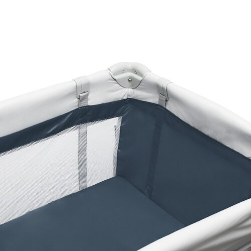 Pătuț de călătorie cu pat suspendat Baby Mix Elefanți gri, 120 x 78,5 x 62 cm