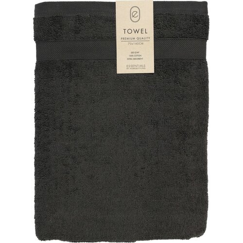 Ręcznik kąpielowy Lena antracytowy, 70 x 140 cm