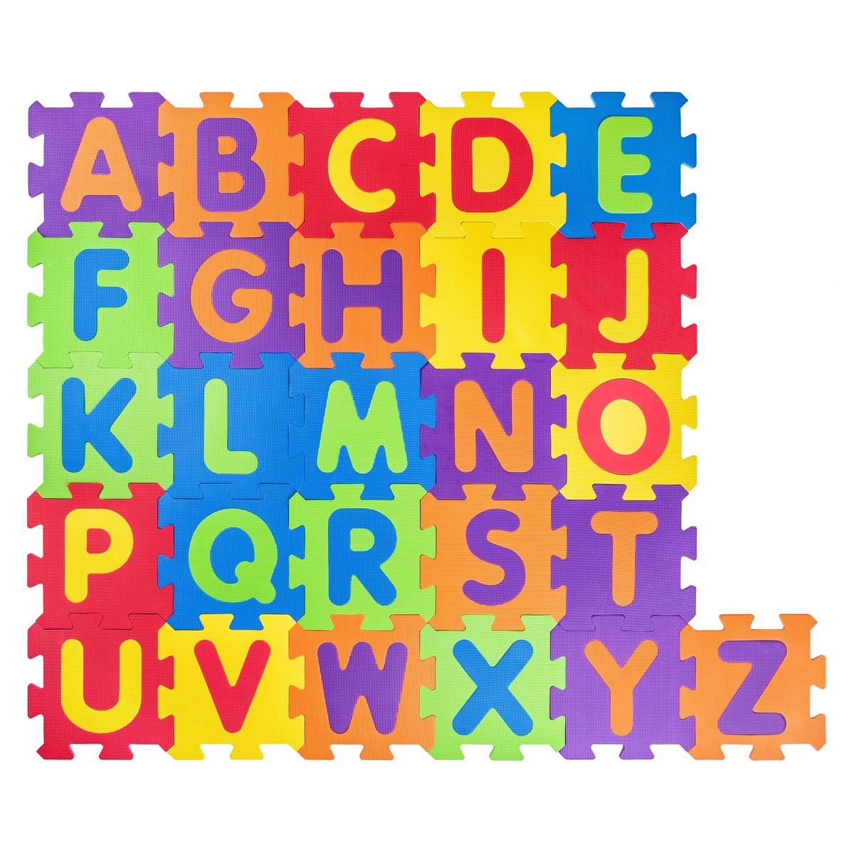 Plastica Puzzle piankowe Alfabet, 52 elementy