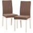 4Home Magic clean elasztikus székhuzat barna, 45 - 50 cm, 2 db-os szett