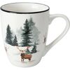 Winter Deer porcelán bögre, 320 ml