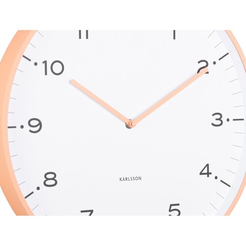 Karlsson 6011OR design falióra narancssárga, átmérő 40 cm