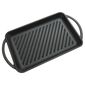 Tigaie grill cu mânere Cattara 13062 din fontă, 33x 21,5 cm