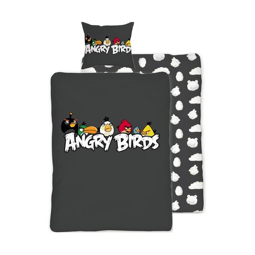 Detské bavlnené obliečky Angry Birds Hang Around, 140 x 200 cm, 70 x 90 cm