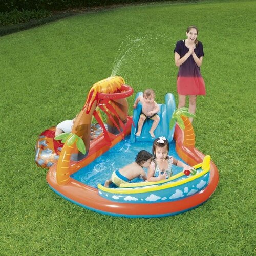 Centru de joacă gonflabil Bestway Lava, 266 x 265x 104 cm