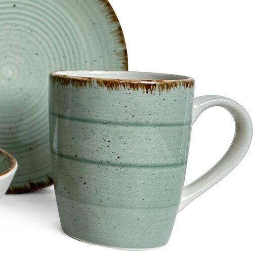 Banquet Zestaw obiadowy Spiral Green, 30 szt.