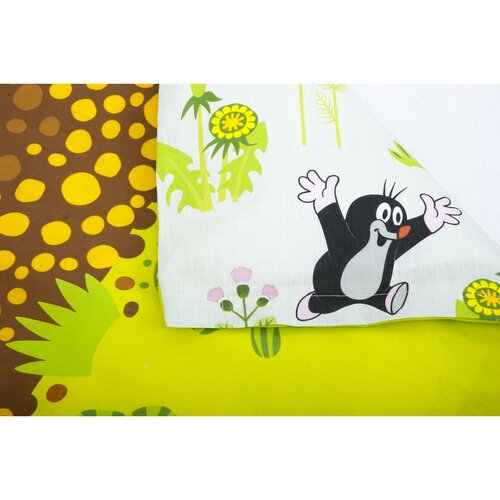 Herding Pamut ágynemű Krtek , 135 x 200 cm, 80 x80 cm