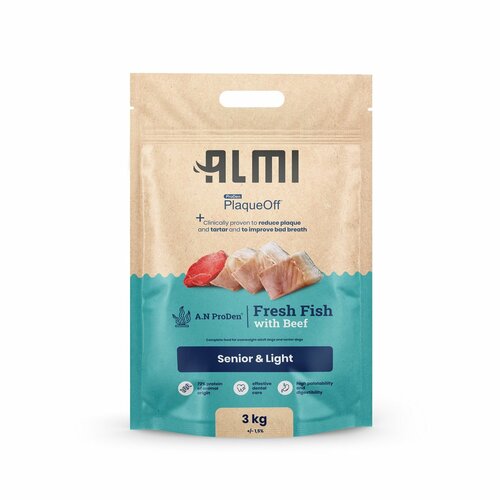 ALMI Senior &amp; Light Granule z morsko zelje, 3kg