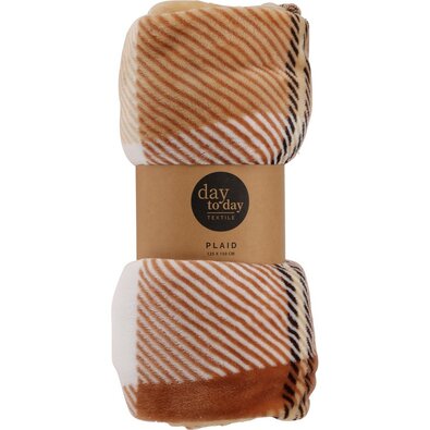 Odeja Cosy cube pesek, 125 x 150 cm