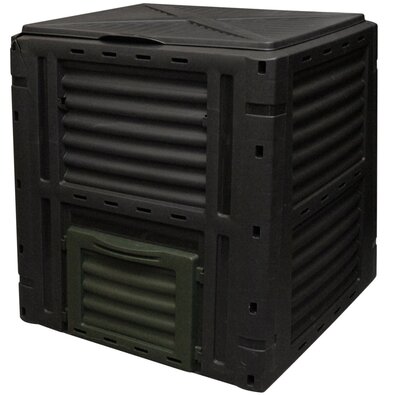 Compostor, 450 l , negru, 80 x 80 x 81 cm