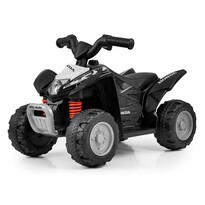 Milly Mally Dětská elektrická čtyřkolka Honda ATV, černá
