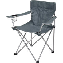 Skládací campingová židle Tyrone, modrá, 51 x 81 cm
