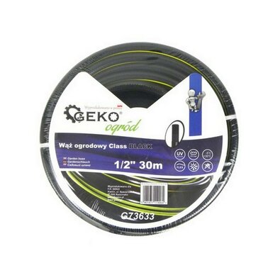 GEKO Záhradná hadica čierna, 1/2", 30 m