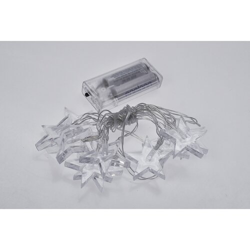 Solight 1V52-WW Weihnachtslichterkette „Sterne“ mit 10 LEDs, 1,5 m, warmweiß