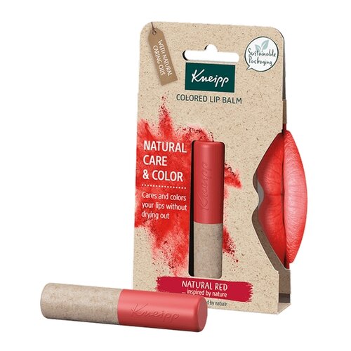 Kneipp Barvni balzam za ustnice Natural Deep red