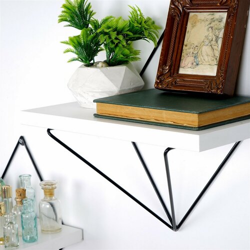 Set de rafturi Black and White, 2 buc.