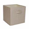Compactor Składane pudełko do przechowywania na półkę Sandy, 31 x 31 x 31 cm, beżowy