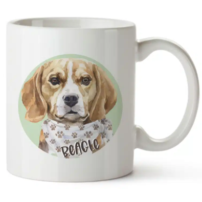 Bohemia Gifts Kerámia bögre - Beagle, 350 ml