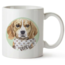 Bohemia Gifts Cană ceramică - Beagle, 350 ml