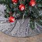 Podložka pod vianočný stromček tmavosivá, 95 x 1 cm