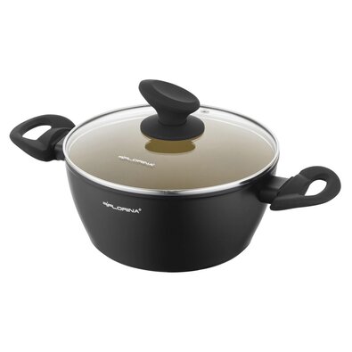 Florina Aluminijski lonec s pokrovom AmVegan byMateusz Gessler, 20 cm, 2,1 l