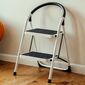 4Home Klappbare Trittleiter Steps, 2 Stufen