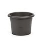Plastia Selbstbewässernder Blumentopf Narza 50 cm Durchmesser, anthrazit
