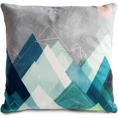 Poszewka na poduszkę Diamant szary, 40 x 40 cm