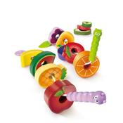 Play Set Hape  - gustări de fructe cu omizi