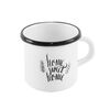Orion kubek emaliowany Home sweet home, 0,4 l