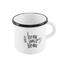 Orion kubek emaliowany Home sweet home, 0,4 l