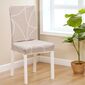 4Home Stuhlhusse Abstrakt beige, 45-50 cm, 2er-Set