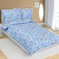 Bellatex Crepe posteljnina Bouquet blue, 140 x 200 cm, 70 x 90 cm