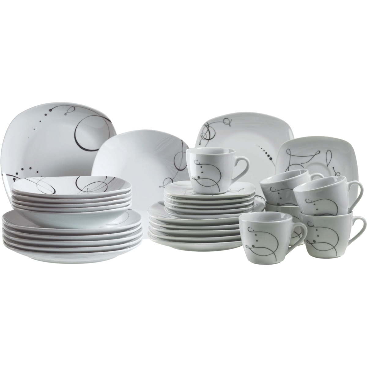 Mäser Zestaw naczyń stołowych 30 szt. CHANSON