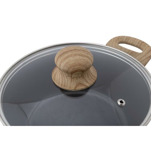 Lamart LT1245 ponev s pokrovom Natur, premer 18 cm