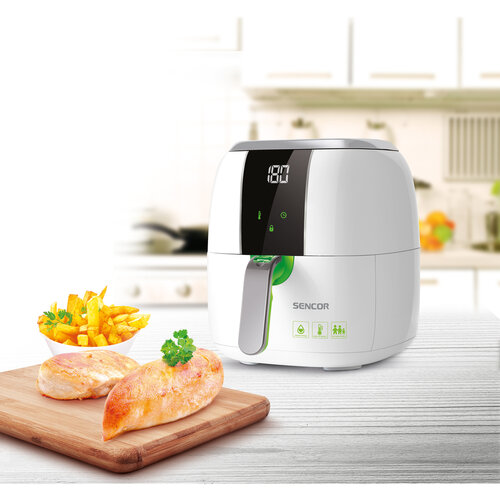 Sencor SFR 5320WH forrólevegős fritőz LEDkijelzővel