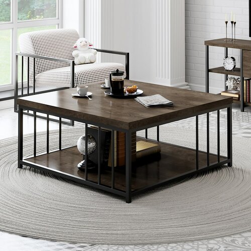 Konferenční stolek Zenn Walnut and Black