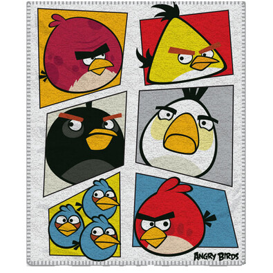 Dětská deka Angry Birds 069, 120 x 150 cm
