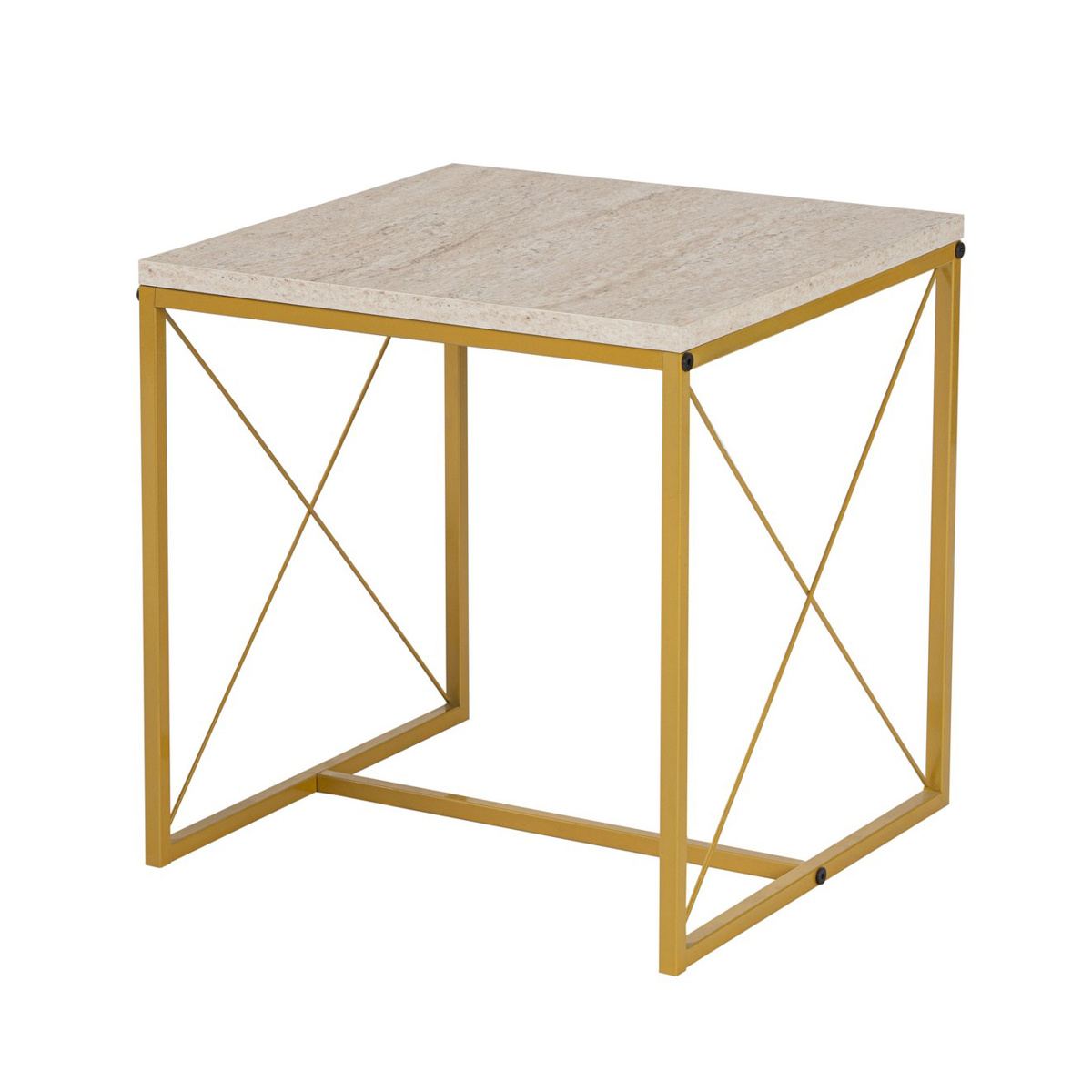 Konferenčný stolík Defne Gold Travertine