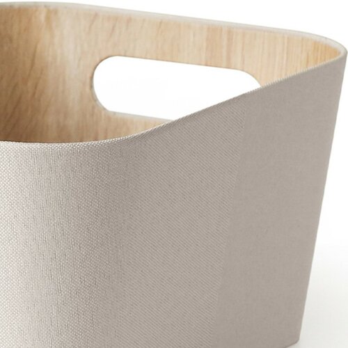 Kitchisimo Set 2 úložných košíkov 31 × 23 × 16 cm, krémová