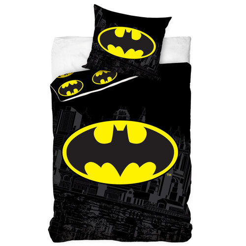 Detské bavlnené obliečky Batman, 140 x 200 cm, 70 x 80 cm