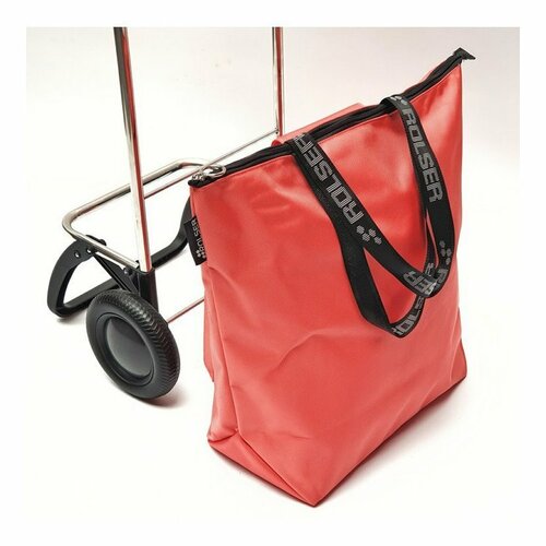 Rolser Nákupná taška na kolieskach Mini Bag Plus MF Logic RG, koralová