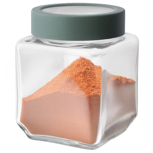 Altom Sklenená hranatá dóza s vekom 500 ml, zelená