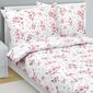 Bellatex Крепова постільна білизна Троянда рожевий, 140 x 200 см, 70 x 90 см