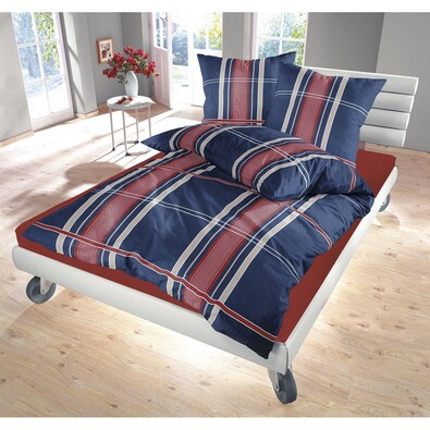 Pościel bawełniana delux Denim, 220 x 200 cm, 2 szt. 70 x 90 cm