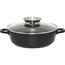 Elo 19632 Pekáč se skleněnou poklicí a aroma úchytem Alucast 32 cm