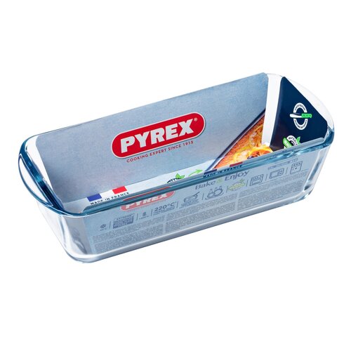 Pyrex üveg kekszformák 1,5 l, 28 x 12 x 8 cm, 1,5l, 28 x 12 x 8 cm