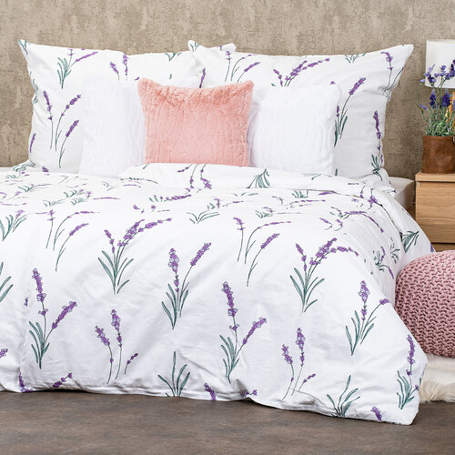 Lenjerie de pat din bumbac 4Home Lavender , 140 x220 cm, 70 x 90 cm