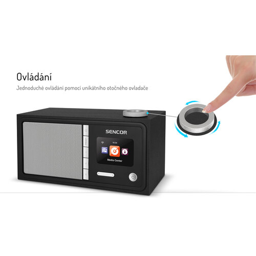 Sencor 5000WDB internetes rádió